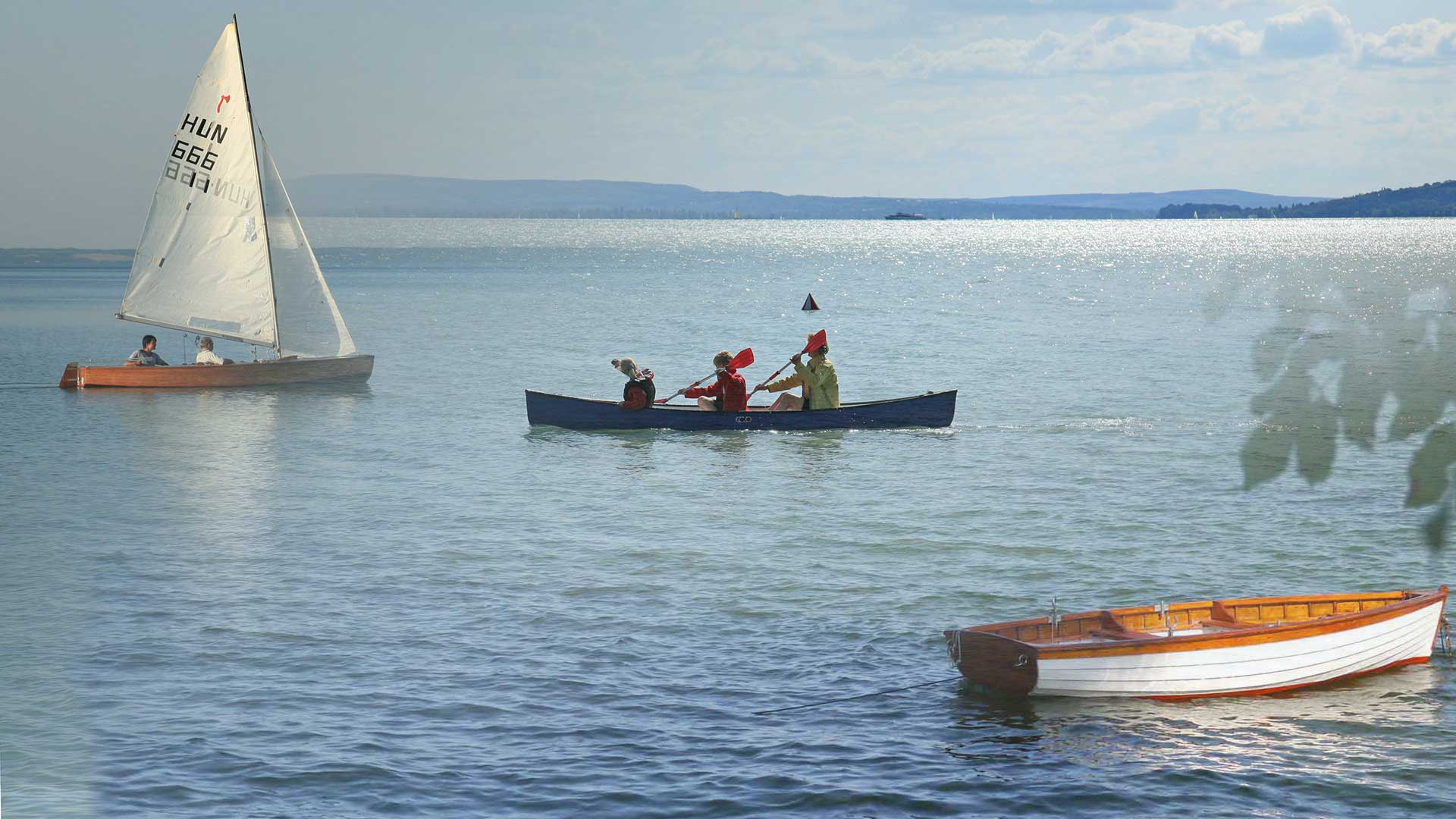 Balaton északi partján, vízparti építési telek eladó