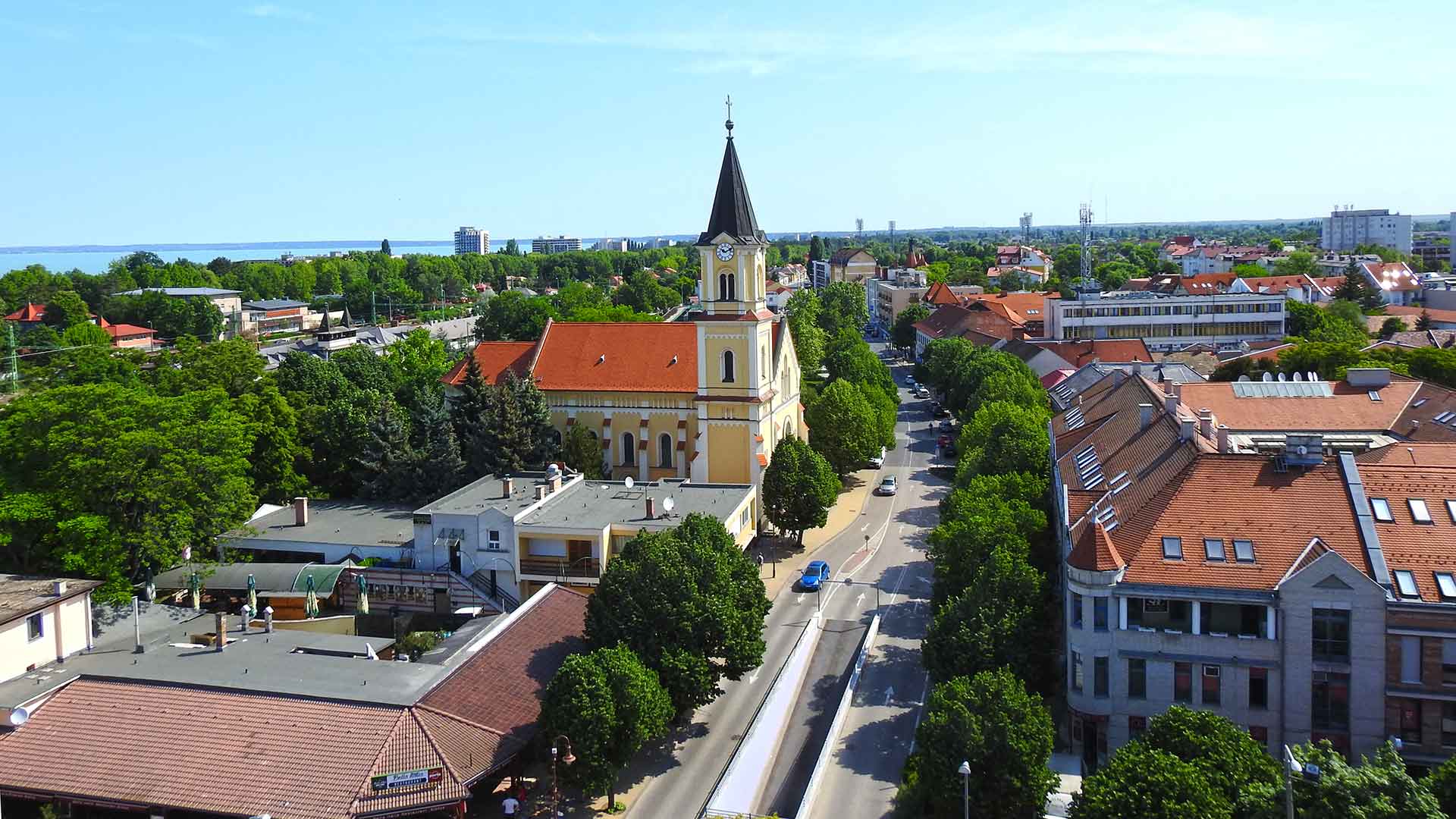 Eladó lakások Siófokon, a víztoronyból nézve