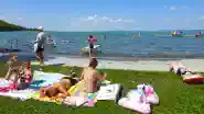 A Balatonföldvár, Kvassay sétány strandja szabad strand